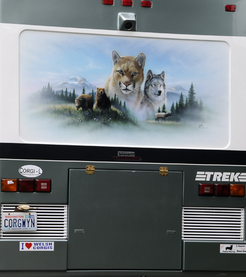 1999 Safari Trek - Rear Artwork 1999 Safari Trek - Rear Artwork